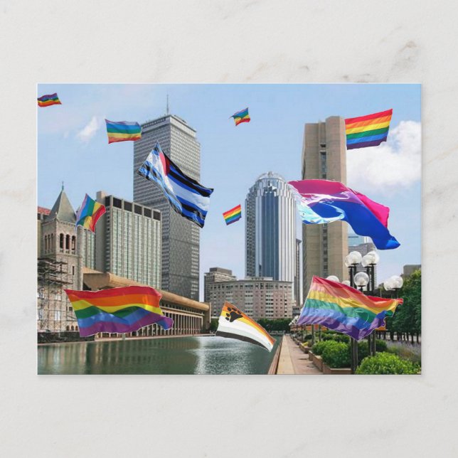 Boston Pride Vykort (Framsida)