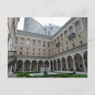 Boston Public Bibliotek Vykort