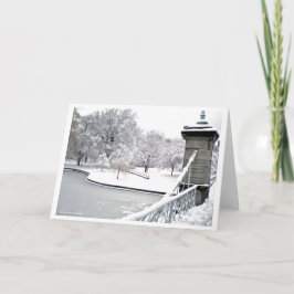 Boston Public Garden Helgkort