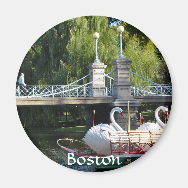 Boston Public Garden Magnet (Framsidan)