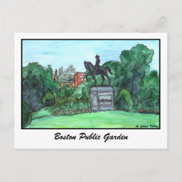 Boston Public Garden Postcard Vykort