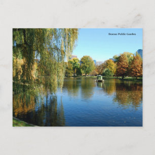 Boston Public Garden Vykort