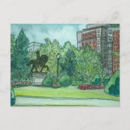 Boston Public Garden Vykort