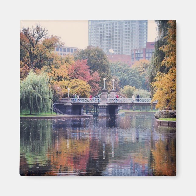 Boston Public Gardens Magnet (Framsidan)