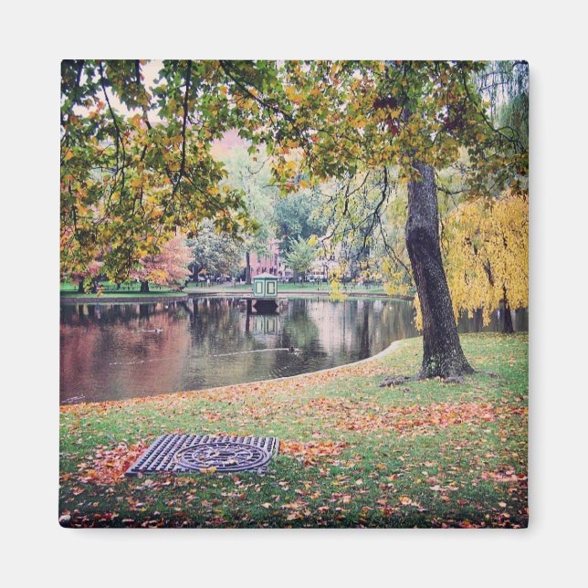 Boston Public Gardens Magnet (Framsidan)