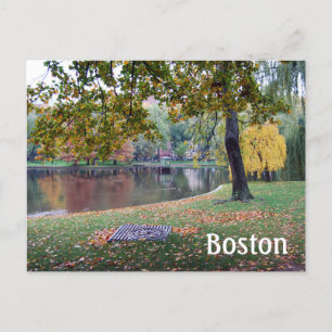 Boston Public Gardens Vykort