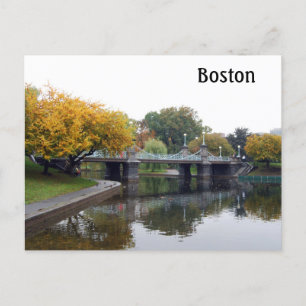 Boston Public Gardens Vykort