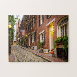 Boston Puzzle - Acorn Street, Beacon Backe Pussel