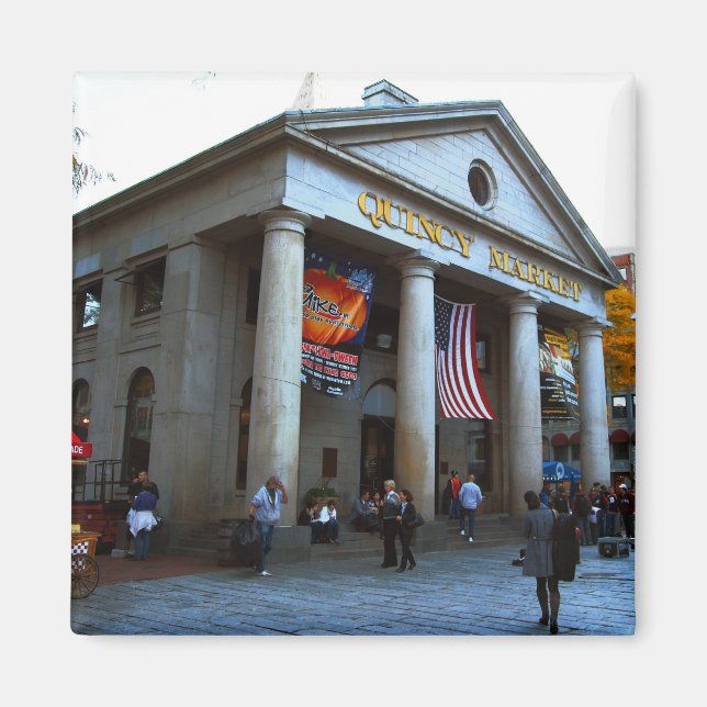Boston Quincy Market Magnet (Framsidan)