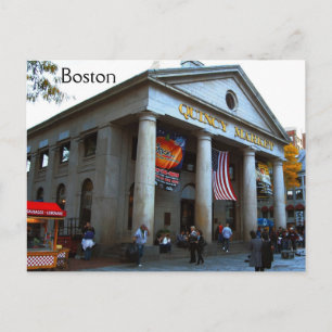 Boston Quincy Market Vykort