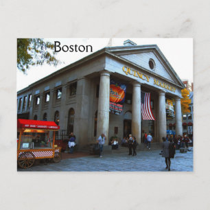 Boston Quincy Market Vykort