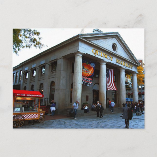 Boston Quincy Market vykort (Framsida)