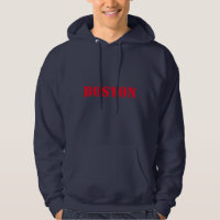 Boston Red fet typography modern