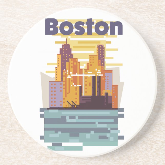 Boston Resaaffisch Underlägg (Framsidan)