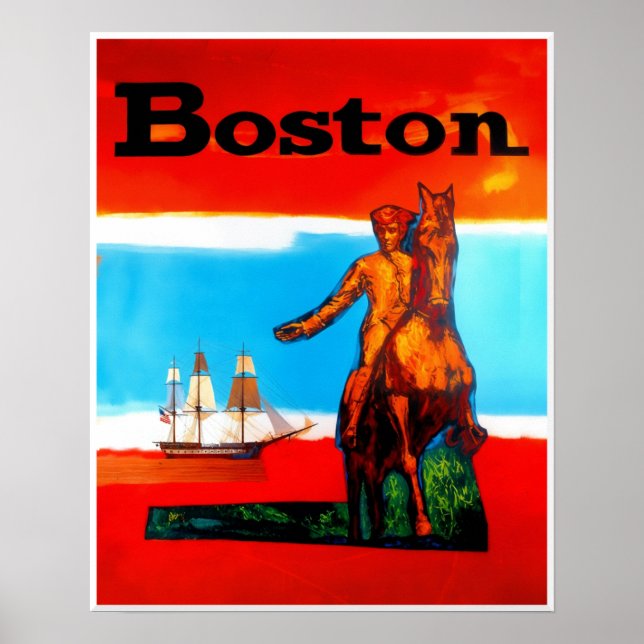 Boston resemapposters poster (Framsidan)