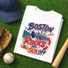 Boston Rocks My Sox Off Baseboll Fan