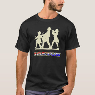 Boston röd vit och blått t-shirt