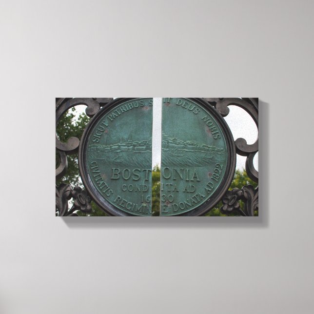 Boston Seal Canvastryck (Framsida)