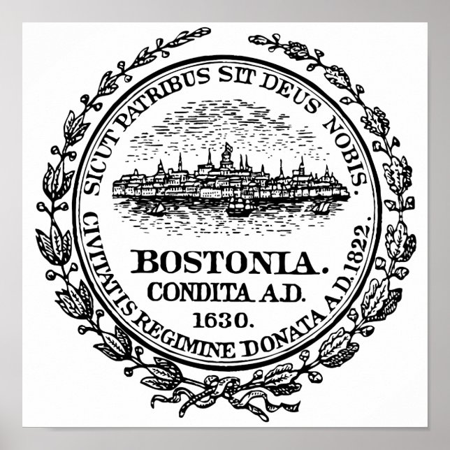 Boston Seal Poster (Framsidan)