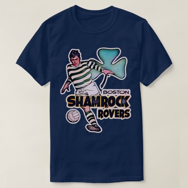 Boston Shamrock Rovers TS TShirt T Shirt (Design framsida)