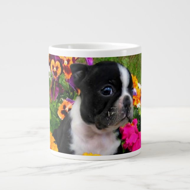 Boston skräcker jumbo mugg (Framsidan)