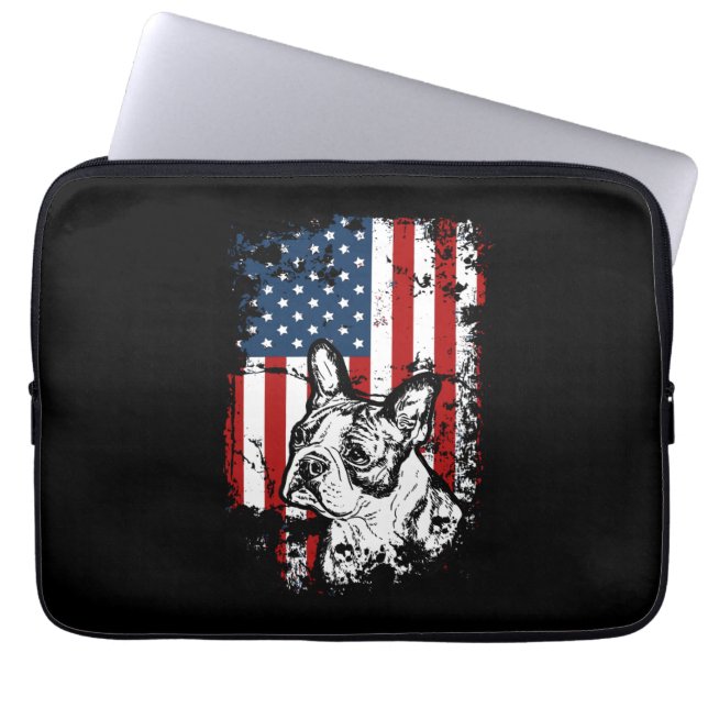 Boston skräcker laptop fodral (Framsidan)