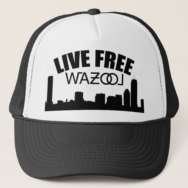 Boston Skyline Hat Keps (Framsida)