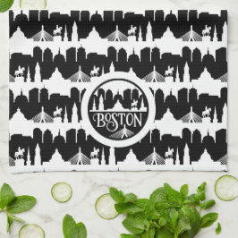 Boston Skyline Kökshandduk