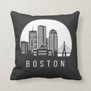 Boston Skyline Kudde
