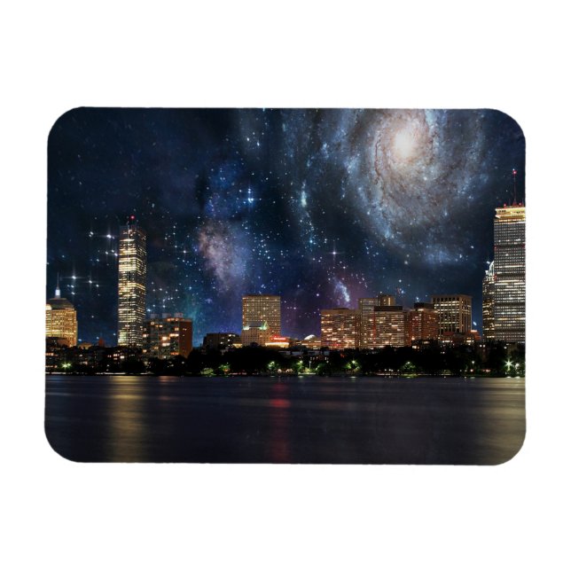 Boston Skyline Magnet (Horisontell)