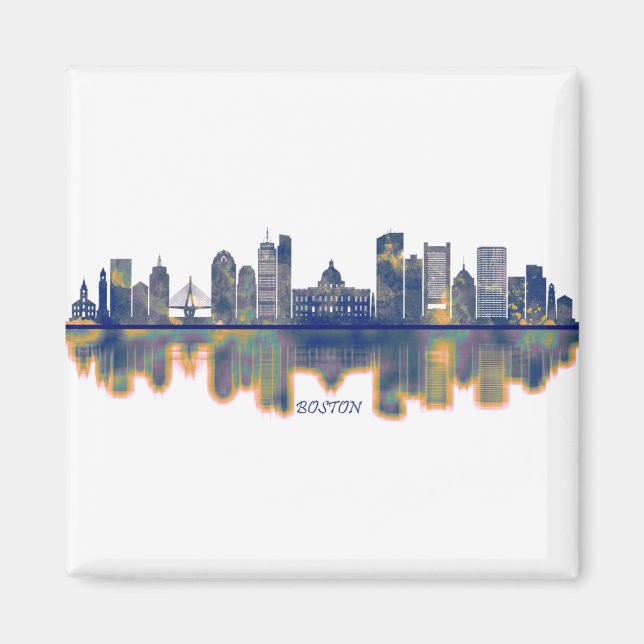 Boston Skyline Magnet (Framsidan)