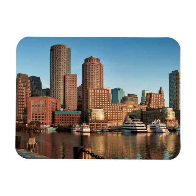 Boston Skyline Magnet (Horisontell)