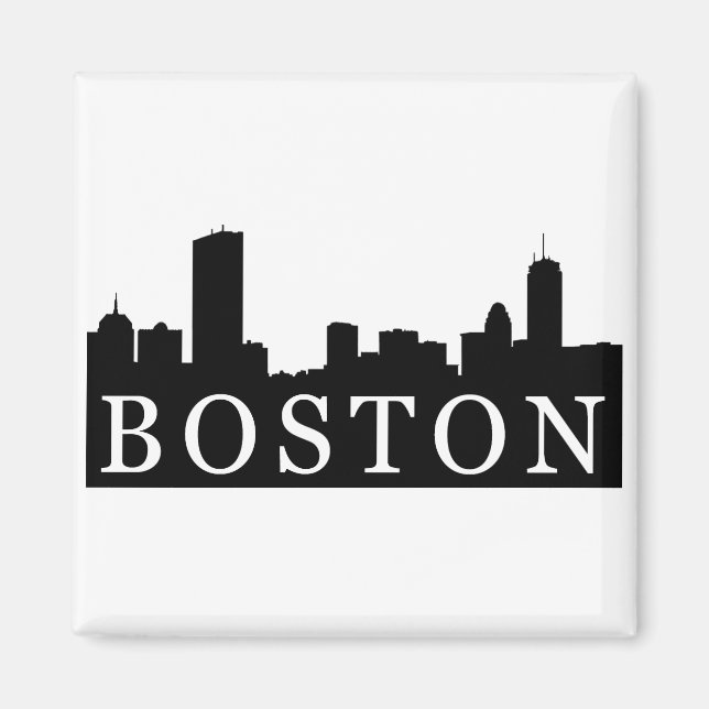 Boston Skyline Magnet (Framsidan)