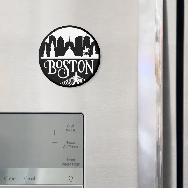 Boston Skyline Magnet (In Situ (Fridge))