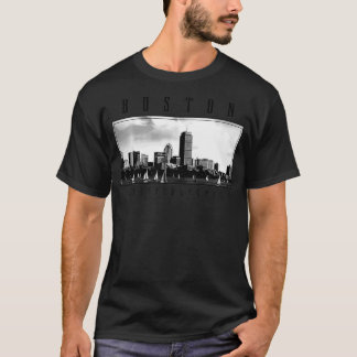 Boston Skyline Massachusetts Pride Vintage Boston  T Shirt