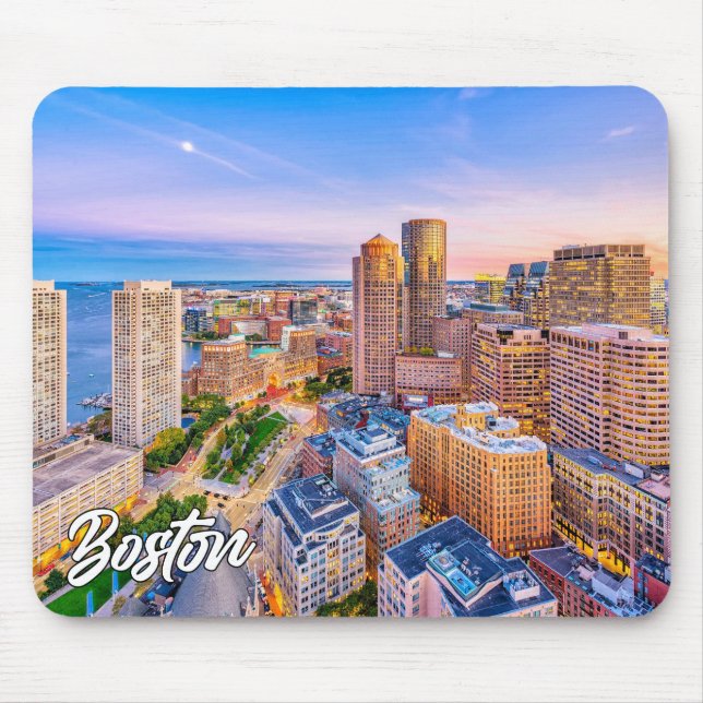 Boston Skyline, Massachusetts, USA Musmatta (Framsidan)