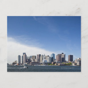 Boston Skyline, Massachusetts Vykort