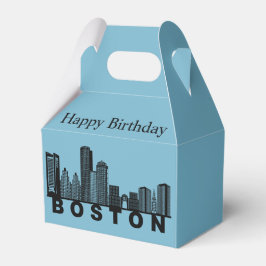 Boston Skyline Silhuett Presentaskar