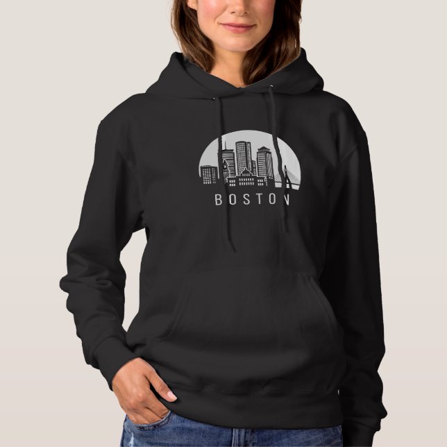 Boston Skyline T Shirt (Framsida)