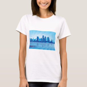 Boston Skyline Tee Shirt