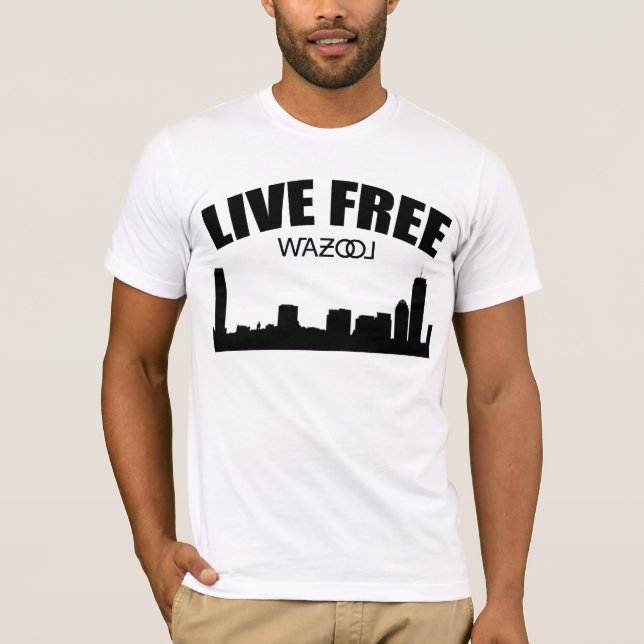 Boston SkyLine Tee Shirt (Framsida)