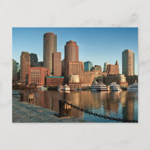 Boston Skyline Vykort