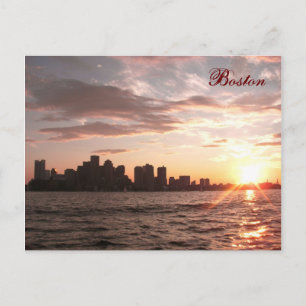 Boston Skyline Vykort