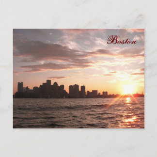 Boston Skyline Vykort