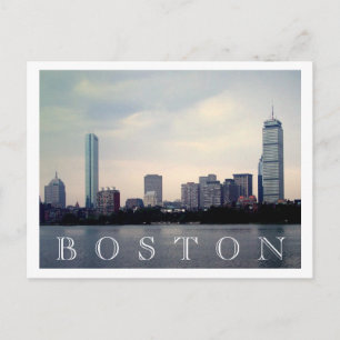 Boston Skyline Vykort