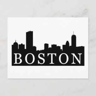 Boston Skyline Vykort