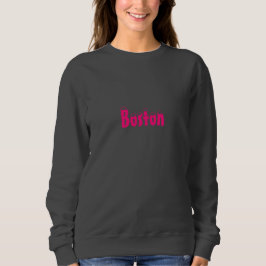 "Boston" snö shock rosa - Hoodies & Sweatshirt T Shirt