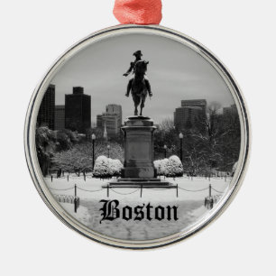 Boston snöprydnad julgransprydnad metall