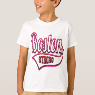 Boston som är stark i rosor t-shirt