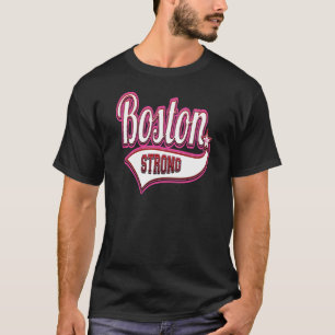 Boston som är stark i rosor tee